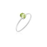 Bague valentino or blanc pridot