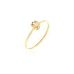 Bague valentino or jaune citrine