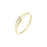 Bague veroucha or jaune topaze