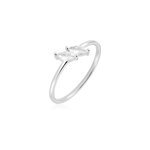Bague winter sweetness argent blanc oxyde de zirconium