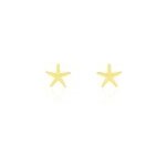 Boucles d'oreilles or jaune aenor puces