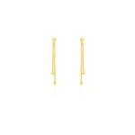 Boucles d'oreilles pendantes assiba or jaune Boucles d'oreilles pendantes assiba or jaune