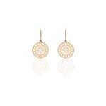 Boucles d'oreilles pendantes celso plaqu or jaune