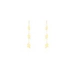 Boucles d'oreilles pendantes edinna or jaune