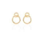 Boucles d'oreilles pendantes essia plaqué or jaune oxyde de zirconium Boucles d'oreilles pendantes essia plaqué or jaune oxyde de zirconium