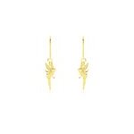 Boucles d'oreilles pendantes fee or jaune Boucles d'oreilles pendantes fee or jaune