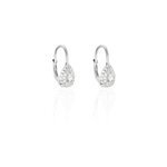 Boucles d'oreilles pendantes feyza argent blanc oxyde de zirconium Boucles d'oreilles pendantes feyza argent blanc oxyde de zirconium