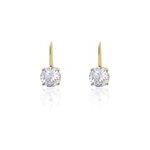Boucles d'oreilles pendantes fippe oxydes de zirconium Boucles d'oreilles pendantes fippe oxydes de zirconium