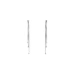 Boucles d'oreilles pendantes giorgia argent blanc Boucles d'oreilles pendantes giorgia argent blanc