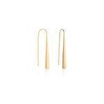 Boucles d'oreilles pendantes graham plaqué or jaune Boucles d'oreilles pendantes graham plaqué or jaune