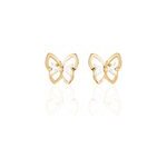 Boucles d'oreilles pendantes jelissa plaqué or oxyde de zirconium Boucles d'oreilles pendantes jelissa plaqué or oxyde de zirconium