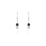 Boucles d'oreilles pendantes lucia cera argent blanc perle de culture Boucles d'oreilles pendantes lucia cera argent blanc perle de culture