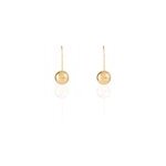 Boucles d'oreilles pendantes nohraae plaqué or jaune Boucles d'oreilles pendantes nohraae plaqué or jaune