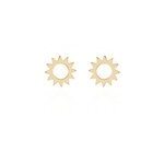 Boucles d'oreilles puces adelinda plaqu� or jaune