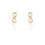 Boucles d'oreilles puces ajna plaqu� or jaune