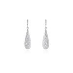 Boucles d'oreilles puces celine or blanc diamant Boucles d'oreilles puces celine or blanc diamant