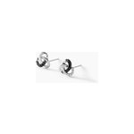 Boucles d'oreilles puces constellation or blanc diamant