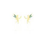 Boucles d'oreilles puces feelia or jaune Boucles d'oreilles puces feelia or jaune