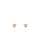 Boucles d'oreilles puces feerie or jaune Boucles d'oreilles puces feerie or jaune