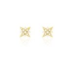 Boucles d'oreilles puces konstantsia or jaune oxyde Boucles d'oreilles puces konstantsia or jaune oxyde