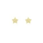 Boucles d'oreilles puces or jaune fragaria oxydes Boucles d'oreilles puces or jaune fragaria oxydes