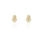 Boucles d'oreilles puces stijn oxydes de zirconium