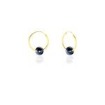 Boucles d'oreilles puces suraya or jaune perle de culture Boucles d'oreilles puces suraya or jaune perle de culture