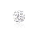 Boucle d'oreille puce unitaire niels argent blanc oxyde de zirconium Boucle d'oreille puce unitaire niels argent blanc oxyde de zirconium