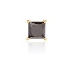 Boucle d'oreille puce unitaire sofiane plaqué or jaune oxyde zirconium Boucle d'oreille puce unitaire sofiane plaqué or jaune oxyde zirconium