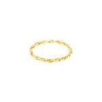 Bracelet aaron maille fantaisie or jaune