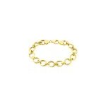 Bracelet aaron maille fantaisie or jaune