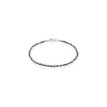 Bracelet abie torsade argent bicolore