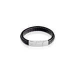 Bracelet acier blanc