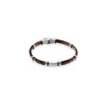 Bracelet acier blanc pacome