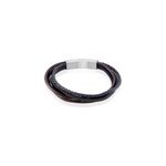 Bracelet acier blanc romain
