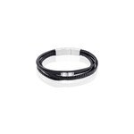 Bracelet acier blanc romain