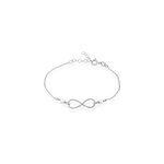 Bracelet aliya argent blanc pierre de synthese Bracelet aliya argent blanc pierre de synthese