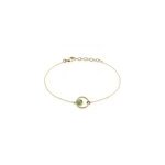 Bracelet amalthea plaqué or doré aventurine vert Bracelet amalthea plaqué or doré aventurine vert