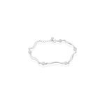 Bracelet amor argent blanc oxyde de zirconium