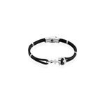 Bracelet analya acier blanc
