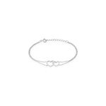 Bracelet anne - ael argent blanc oxyde de zirconium