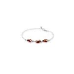 Bracelet argent blanc eve - liseae ambre