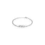 Bracelet argent blanc quintila