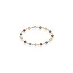 Bracelet argent blanc rosalie ambres