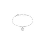 Bracelet argent blanc sofee nacre