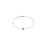 Bracelet argent tania oxydes de zirconium