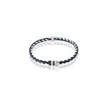 Bracelet axel acier blanc