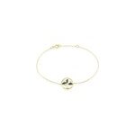 Bracelet baylee or jaune topaze