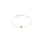 Bracelet candies argent blanc
