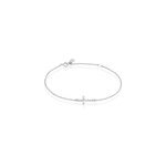 Bracelet carlie argent blanc oxyde de zirconium